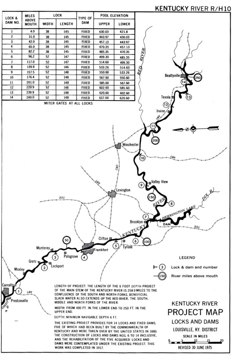 Kentucky River Locks and Dams