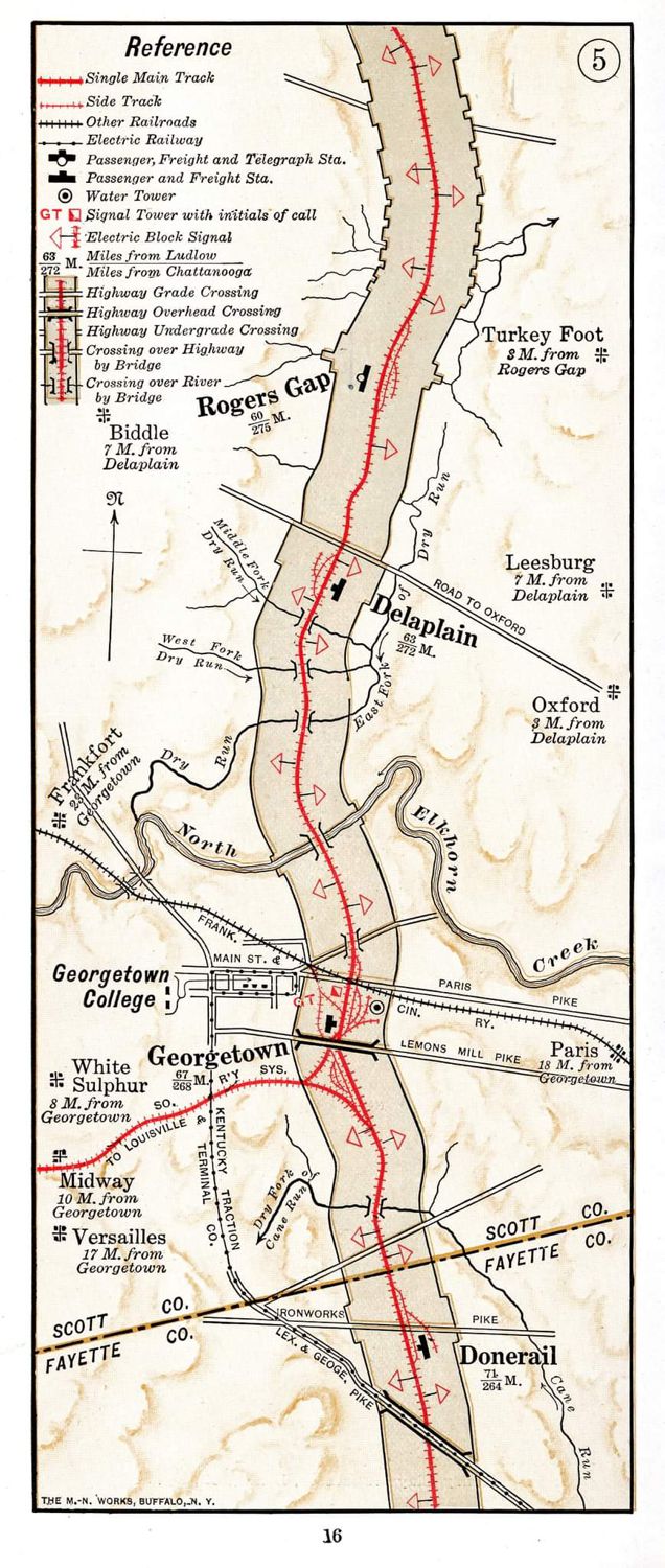 C.N.O. & T.P. Map