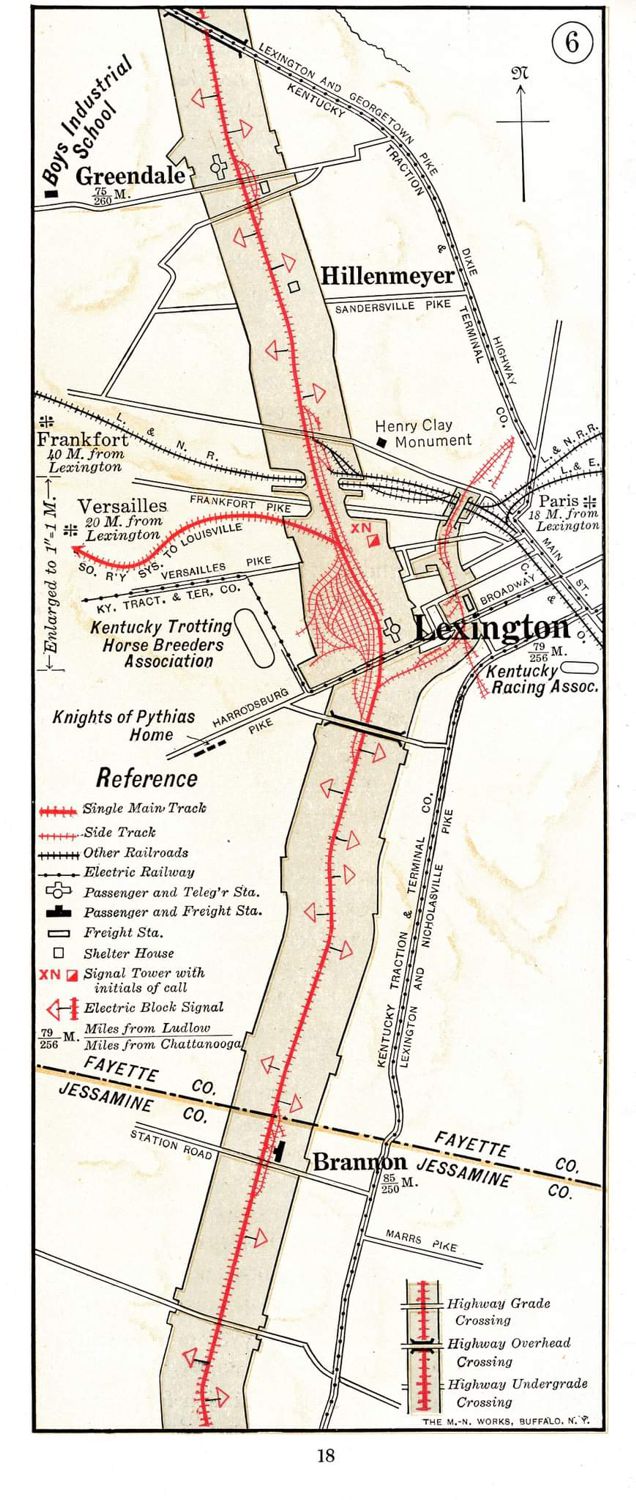 C.N.O. & T.P. Map