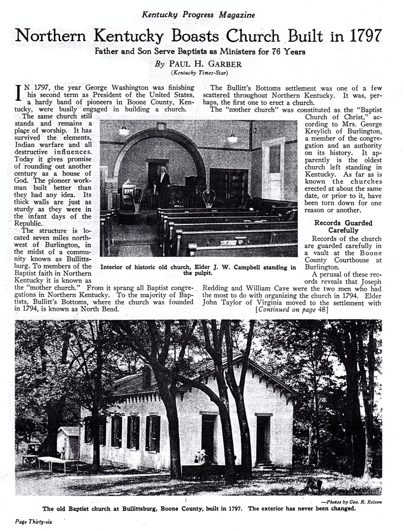 Bullittsburg Baptist
