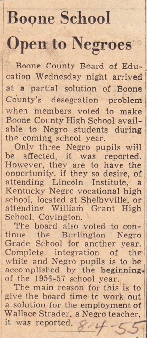 BCHS Contemplates Integration