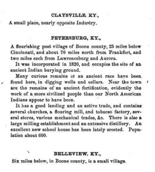 G. W. Hawes' 1861 Commercial Gazetteer and Business Directory of the Ohio River