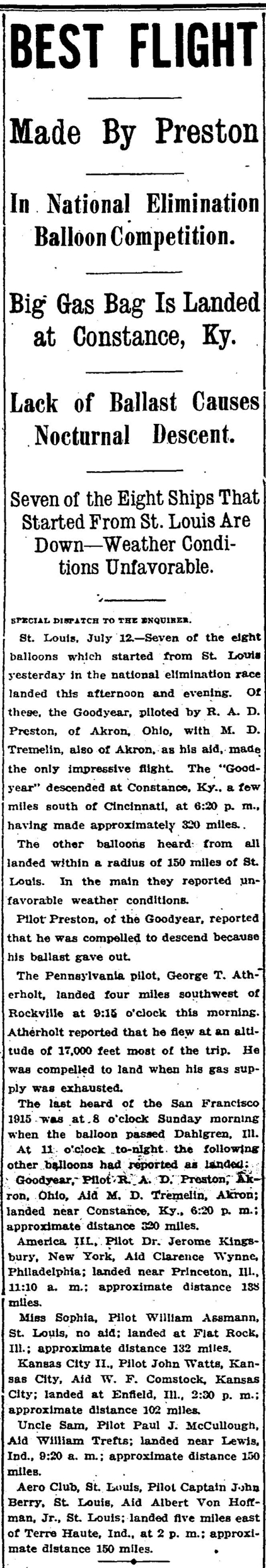Constance Balloon