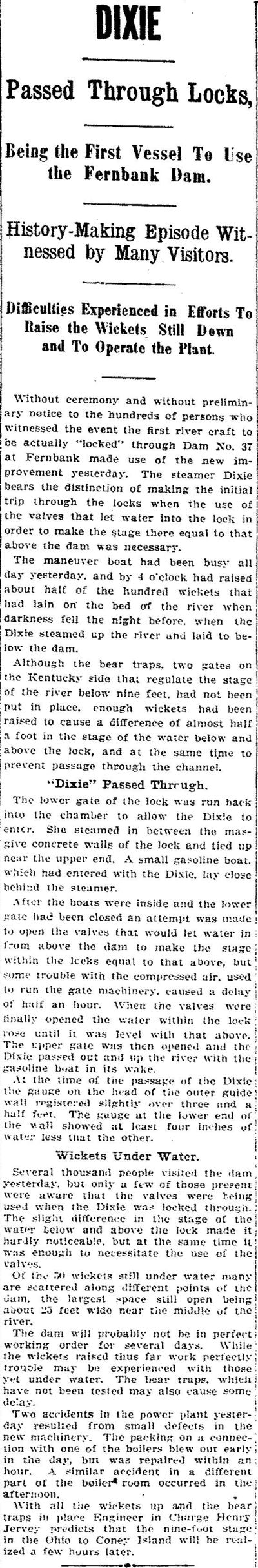 The Steamer Dixie