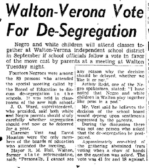 Desegregation