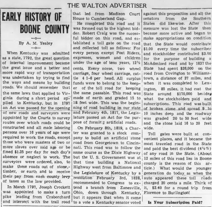 yealey History Text