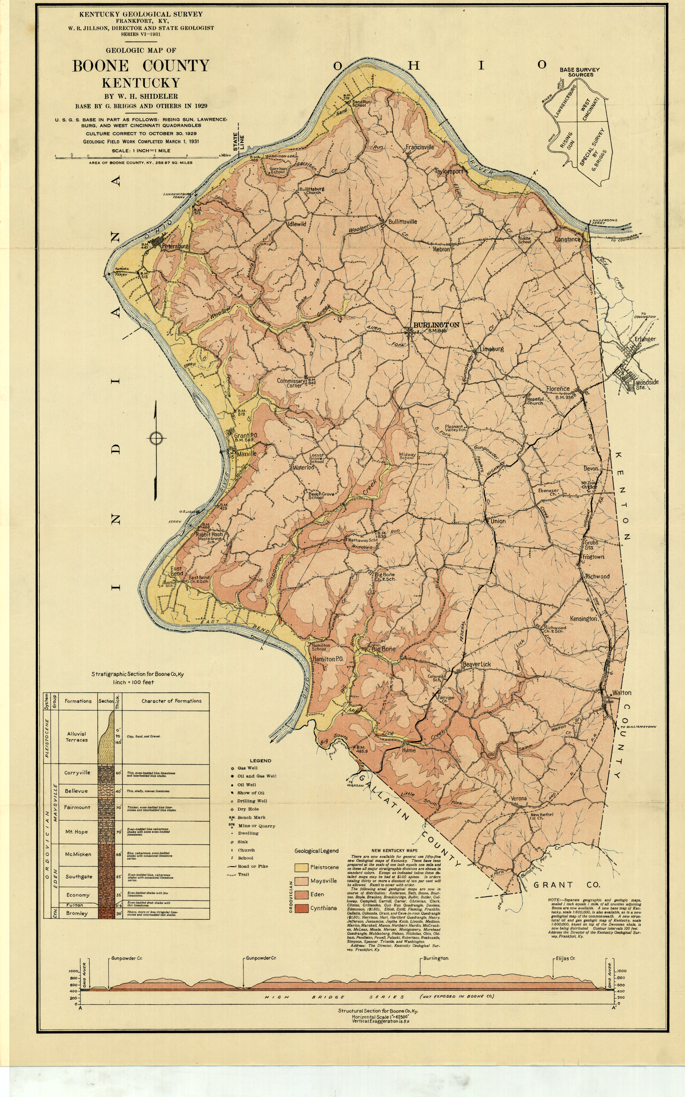 Boone Co, Ky Map