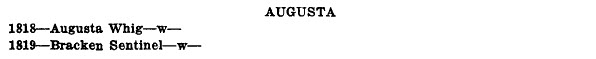 Augusta Papers