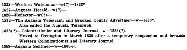 Augusta Papers