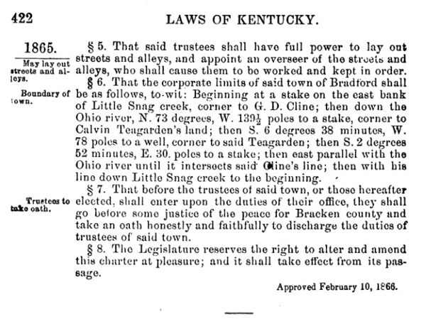Bradford, Ky