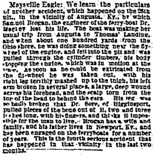 Steamer Accident