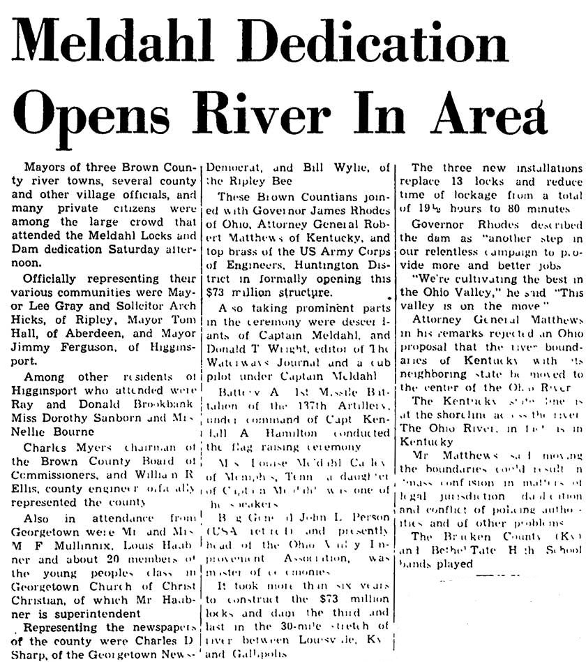 Meldahl Opens