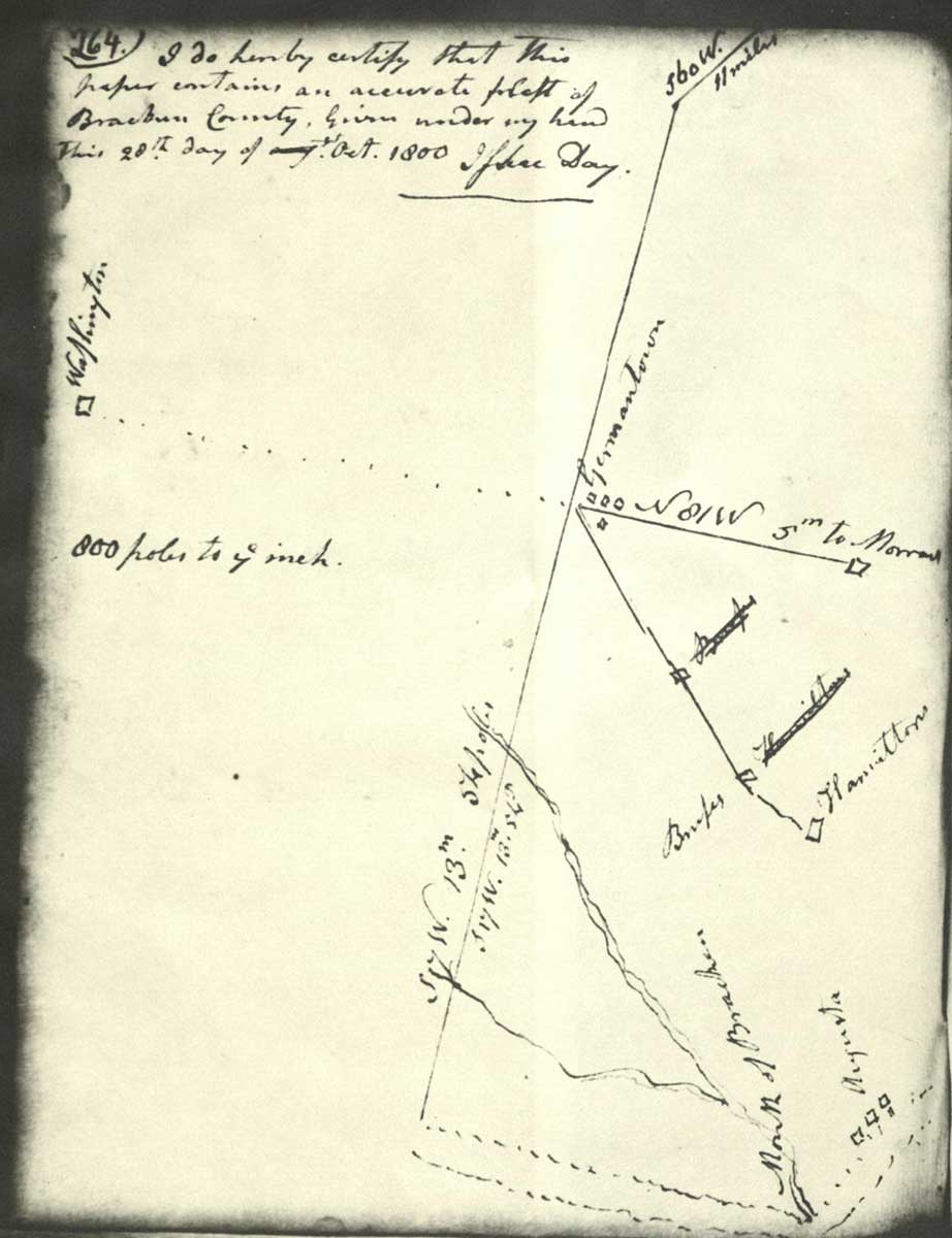 Bracken map 1800