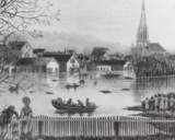 Dayton Flood Scene