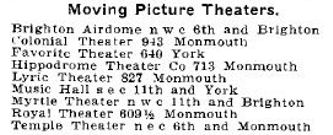 1916 Theaters