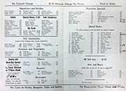 Plantation Menu