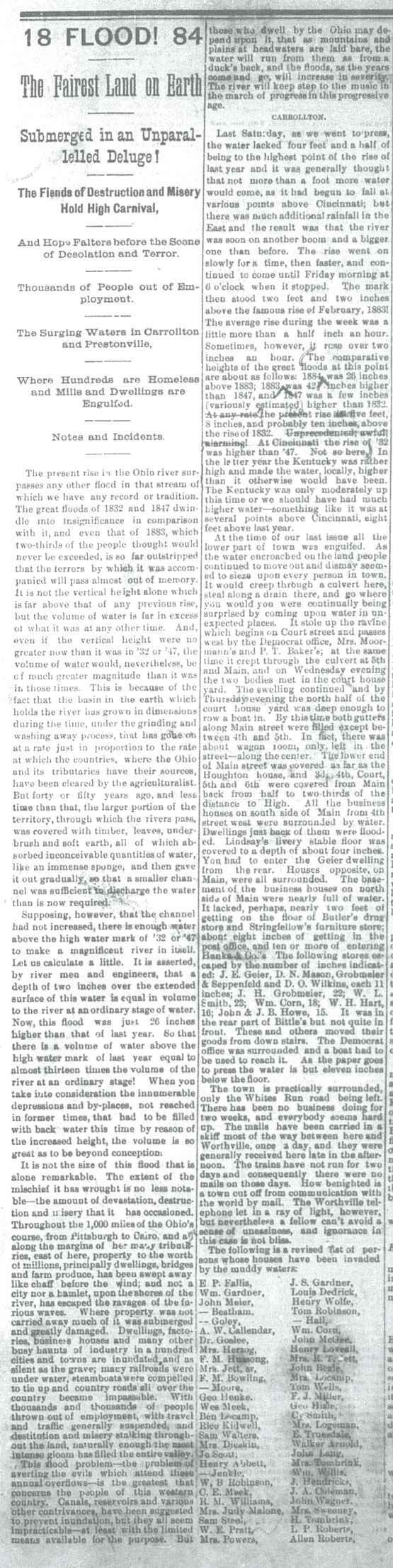 1884 Flood