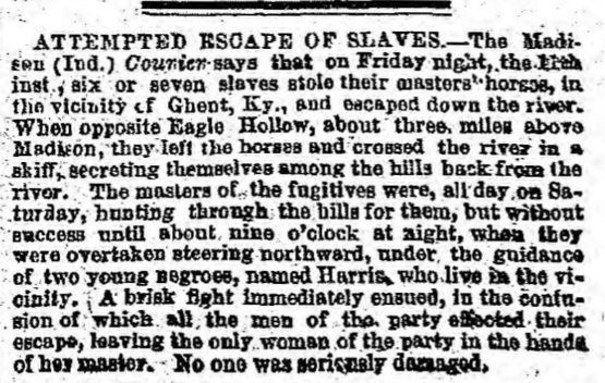 Escaped Slaves