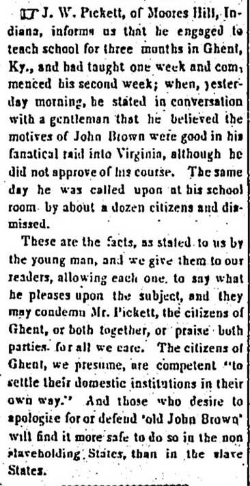 J. W. Pickett