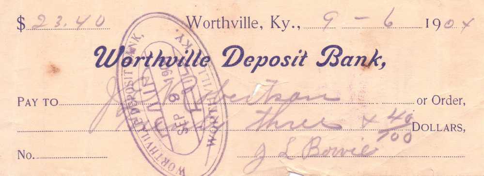 Worthville Bank