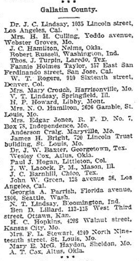 Gallatin List