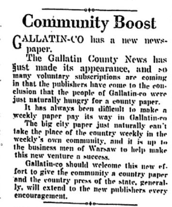 Gallatin County News