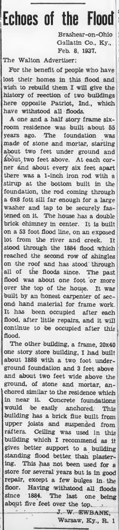 Flood Echoes