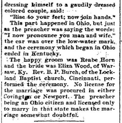 Street Car Marriage