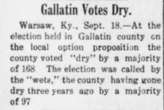 Votes Dry