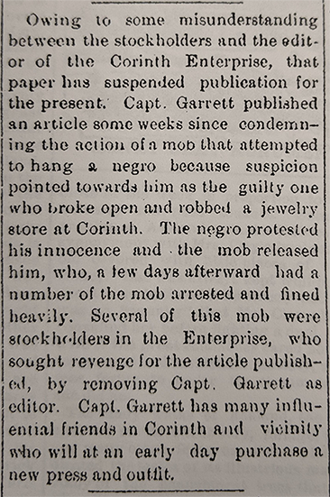 Capt. Garrett