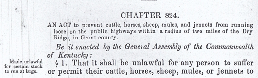 Livestock Law
