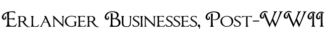 Businesses, After World War II, in Erlanger, Kentucky