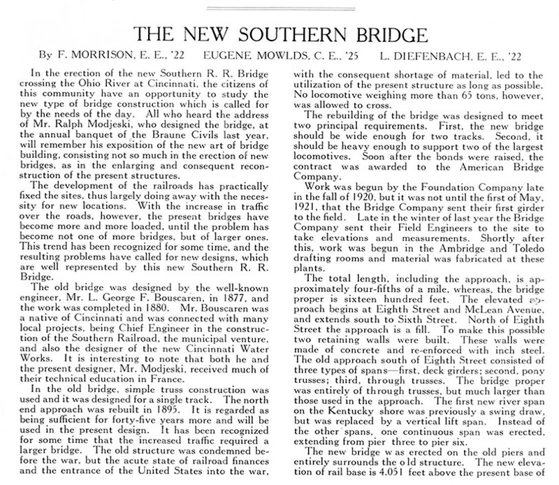 The New Southern Bridge