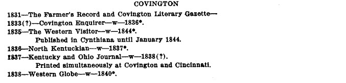 Covington Papers