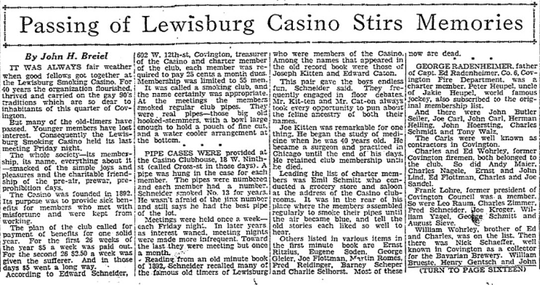 Lewisburg Smoking Casino