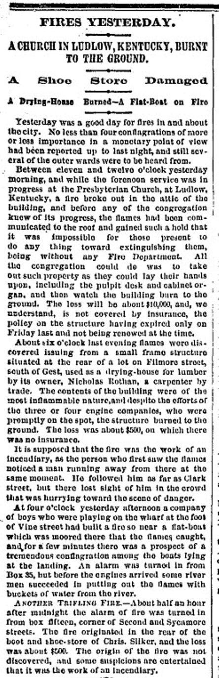 Ludlow Presbyterian Burns