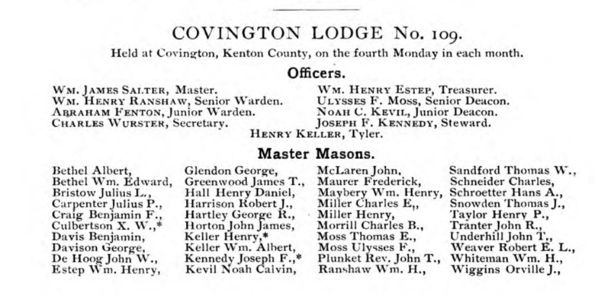 Covington, #109
