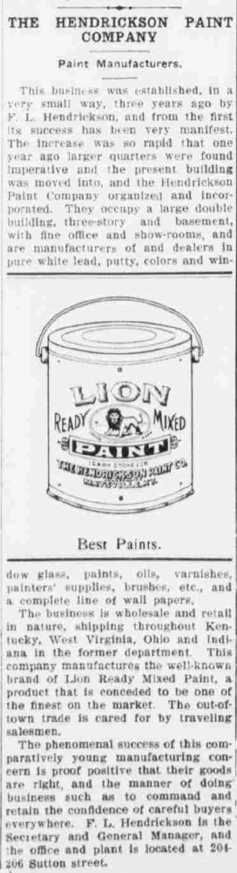 Hendrickson Paints
