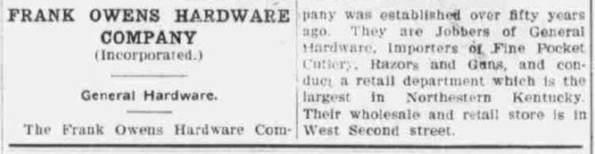 Frank Owens Hardware