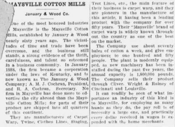 Maysville Cotton Mills