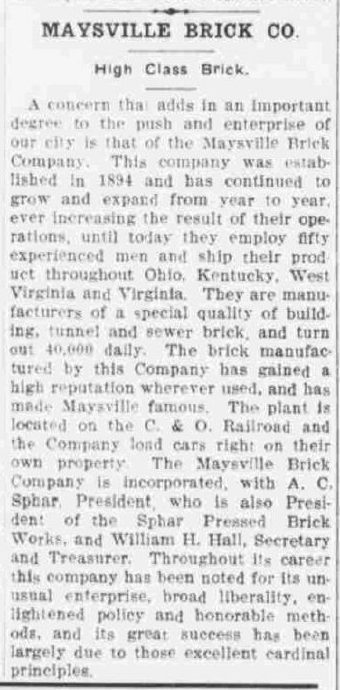 Maysville Brick Company