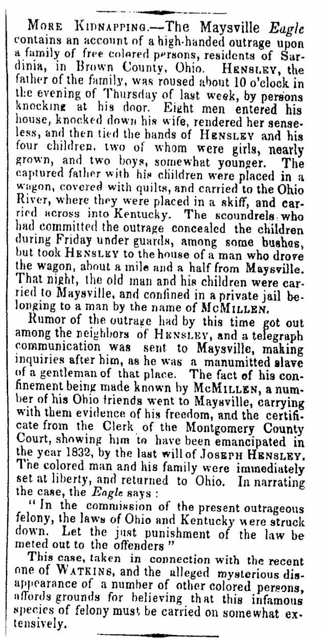 Hensley Kidnapping