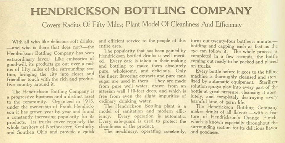 Hendrickson Bottling