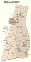 1876 Mason County Map