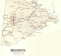 1876 Mason County Map