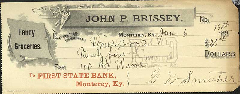 First State Bank, Monterey, Kentucky