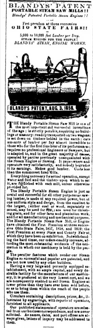 Blandy's Patent