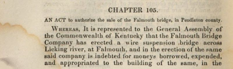 1861 Bridge Law