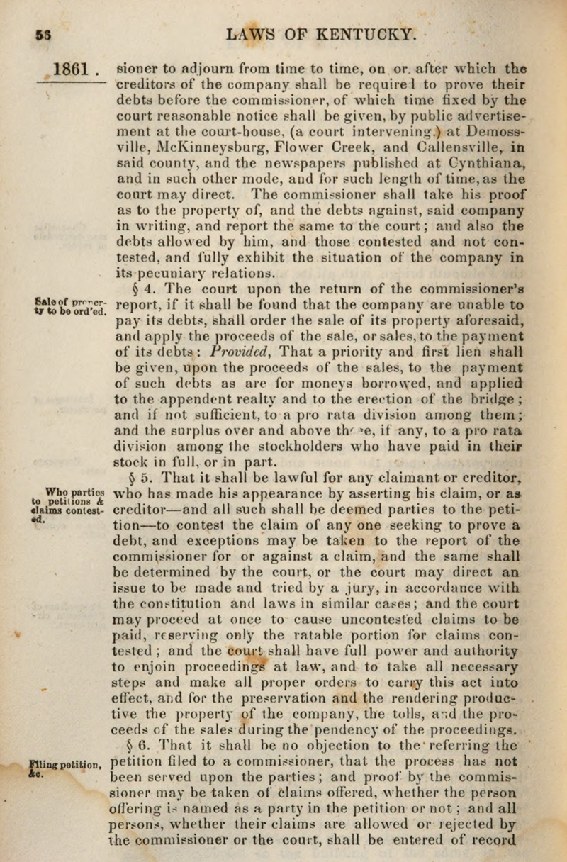 1861 Bridge Law