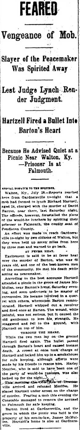 Near Lynching in Gardnersville